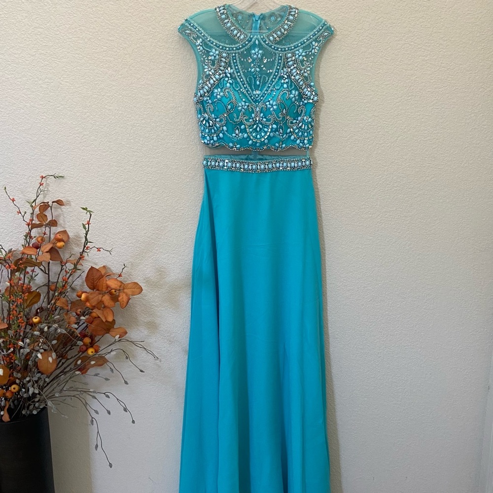 Sequined Formal Maxi Dress